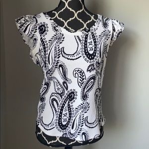 Anthropologie Paisley Top